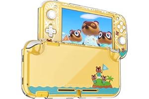 DLseego Coque Compatible avec Switch Lite, Transparente Rigide PC Étui de Protection Anti-Rayures, Antichoc Shell Accessoires pour Switch Lite and Joycon Controller