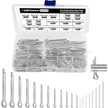 Federstecker, Federvorstecker, Federsplint, Edelstahl, Niro, Inox