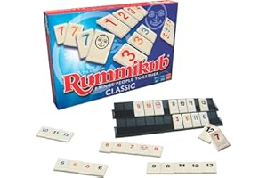 Bizak, Rummikub Original, 4 Jugadores, Juego De Mesa+6 Años, Juegos De Mesa Adultos Y Niños, Juego Estratégico De Fichas, Juego De Números De Estrategia para De 2 a 4 Jugadores(64550400)