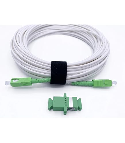 Câble Réseau Fibre Optique Hama - LC-APC Vers LC-APC, 10 Gbit/s, 15 M - Sans Halogène (LSZH)