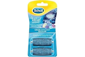 Scholl Velvet Smooth Express Pedi Crystal Diamonds Peeling Getreide 2 Ersatz Rollen