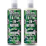 Faith In Nature Tea Tree Shampoo and Conditioner Duo Pack