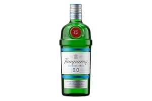 Tanqueray 0,0%, alkoholfreie Gin-Alternative, für nicht-alkoholische Cocktails und Longdrinks, zuckerfrei & kalorienfrei, 0%, voller Geschmack, 700ml Einzelflasche