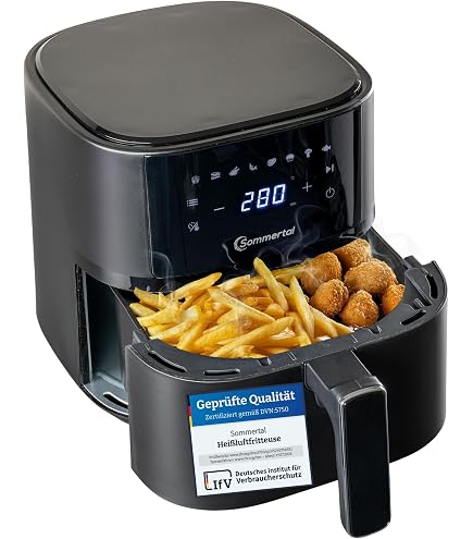 Produktbild von Ninja Af400eu HAIMEEC Airfryer 4L, Heißluftfritteuse Mit Sichtfenster, Fritteuse Ohne Öl Preisvergleich - Dezember 2025 Haimeec Airfryer 4 Liter