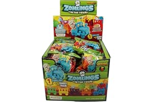 Zomlings In The Town Blind Party Suprise Bag 1 Zomling & 1 Ghost Train CDU completo de 24 paquetes - Serie 3