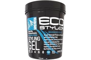 ECOCO Styler Styling Gel Super Protein Black 900 gm by Eco Styler