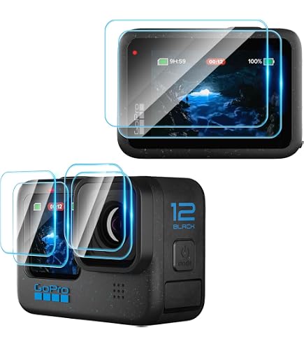 Dipos Schutzfolie Für GoPro Hero 3+ – 6 Stück, Kratzfest, Blasenfrei, Passgenau, Made In Germany