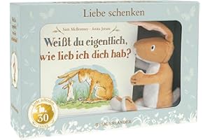 Weißt du eigentlich, wie lieb ich dich hab?: Geschenk-Box - Pappbilderbuch und Kuschelhase