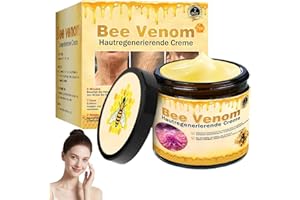 SCHWAGEBO Bienengift Pro Umfassende Creme, Bee Venom Hautregenerierende Creme, Bienengiftsalbe, Natürliche Inhaltsstoffe Restore Skin Elasticity, für alle Hauttypen Bee Venom Cremes(50G)
