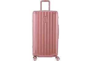 GYL Intemporelle Grande Valise – Bagage Rigide Léger en 100% Polycarbonate avec Serrure TSA, roulettes Pivotantes et Poignée Ergonomique – Or Rose