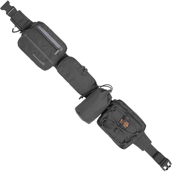 Pentagon Kyvos Utility Pouch - Schwarzer MOLLE-fähiger Organizer, YKK-Reißverschluss, Cordura-Nylon