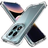 Pikkme Back Cover for Redmi Note 15 Pro 5G PC + TPU Clear Transparent Raised Edges Shockproof Protective Phone Bumper Case(Tr