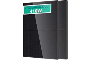 BENY Solarplatten PV Module Full Black Solarmodule 2x410W Solarmodul Solarpanel Monokristalline Solarmodule für Balkonkraftwerk Solaranlage, Photovoltaik Komplettanlage