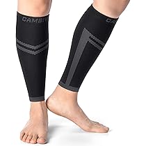 Elastique Musculation CAMBIVO 2 PAIRES Manchon Compression Mollet, Manchon De Jambiere Compression