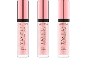 ‎CATRICE Catrice Max It Up Lip Booster Extreme, Nr. 070, Pink, Extremes Volumen, vergrößernd, glänzend, transluzent, vegan, ohne Konservierungsstoffe, ohne Parabene, ohne Mikroplastikpartikel, 3er Pack (3x4ml)