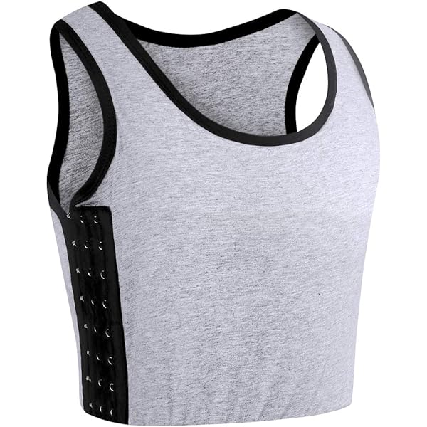 GCTBL Borst Binder voor Dames Transgender FTM Ademende Halve Trans Binder (B, XL