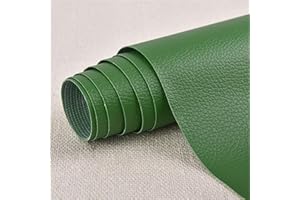 CHANGTSING Patch di Ecopelle PU Autoadesiva 10 x 20 cm riparazione decorative pellicole in pelle sintetica riparazione Adesiva Sedile Auto per Divani, Sofa, Auto Interni verde