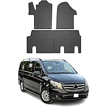 Tappetino Conducente M MOTOS In Velour Per Mercedes Vito III W447 (2014+) | Nero, Lato Guida, 1 Pezzo - 5