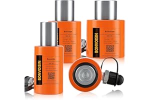 Bonvoisin 20T Martinetto Idraulico, Sollevamento da 50mm, Altezza 106mm, per La Costruzione di Macchinari/Ponti/Edifici (RSC-20T)