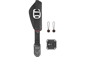 Peak Design Clutch Camera Hand Strap, Compatible with Any DSLR or SLR Body, Small, Sleek and Durable, Quick Release, Adjustment and Connection, Camera Straps for Photographers, 90 kg Capacity