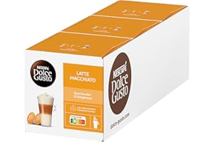 NESCAFÉ DOLCE GUSTO Latte Macchiato kapsułki z kawą, 3 sztuki (3 x 16 kapsułek)