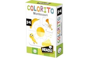 HEADU - Colorito Montessori - Riconosci e Associa i Colori! | Gioco Educativo Bambini 2 3 4 Anni, Giochi Montessori, Gioco Didattico per Imparare a Distinguere i Colori, Regalo Bambina Regalo Bambino