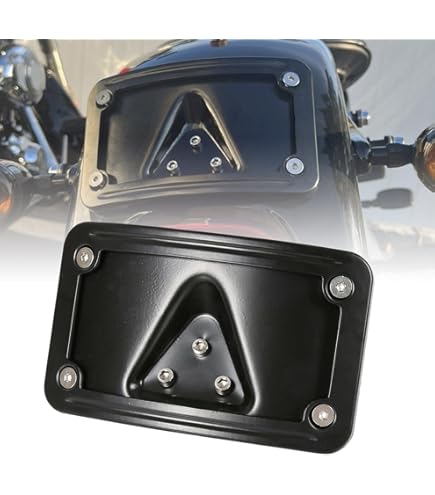Side Mount License Plate Frame W/Led Light For Harley For Sportster XL 1200 883