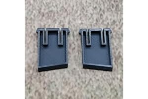 ULEIVA - Pieds de clavier de rechange noirs, compatibles avec Logitech G213, lot de 2 pièces