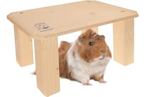 RESCH HEIMTIERBEDARF Resch Nr41 Abri en épicéa massif naturel Idéal pour les lapins ou les cochons d'Inde à cacher 30,6 x 18,4 x 16,5 cm