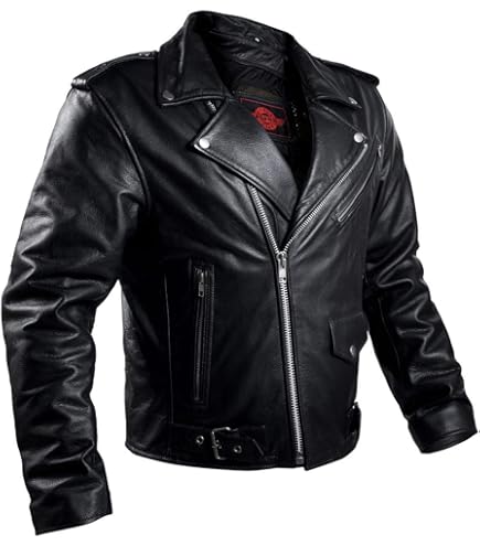 Motorrad Jacke Herren Texpeed Motorrad-Lederjacke Mit Protektoren