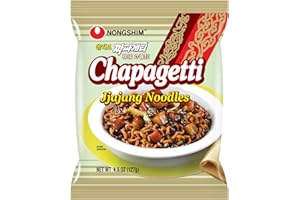 Nongshim Chapagetti Noodle Pasta, Chajang, 4.5 Ounce (Pack of 16)