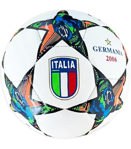 Ballon De Football Italien Tricolore - Taille 5 Pour Adultes Et Enfants - Qualité Durable Pour Entraînement Et Match