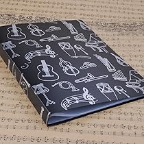 Cartellina Portadocumenti A4 - Doppia Faccia, Anelli Acciaio, Per Spartiti, Documenti, Nero - Foto 9