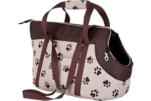 Hobbydog Doggy TORBWL4 Sac de Transport pour Chien avec Pattes Beige 32 x 30 x 50 cm
