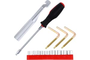 Windance Belt Changing Removal Tools Kit Fit for Polaris RZR 1000 XP XP4 900 S,5mm-13mm Reversible Sockets Flexible Clutch Cover SeparateTool Stainless Steel Belt Replacement Tool (Silver)