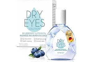 NAILPRETTY Gouttes pour les yeux 15ml, Gouttes pour les yeux contre la sécheresse oculaire, gouttes oculaires anti-fatigue pour une vision claire, soulager la fatigue oculaire