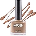 Nykaa Nail Enamel Polish - (Cappuccino 170) - Brown shade - nail polish with long lasting colour, rich pigment, one stroke application(9ml)