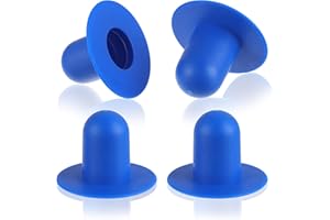 CDDCWZ 4 Stück Pool Stopfen, Schwimmbad Verschluss Stopfen, Filter Pumpen Filterlochstopfen, Blau, Passend für Intex und Bestway Filterpumpen