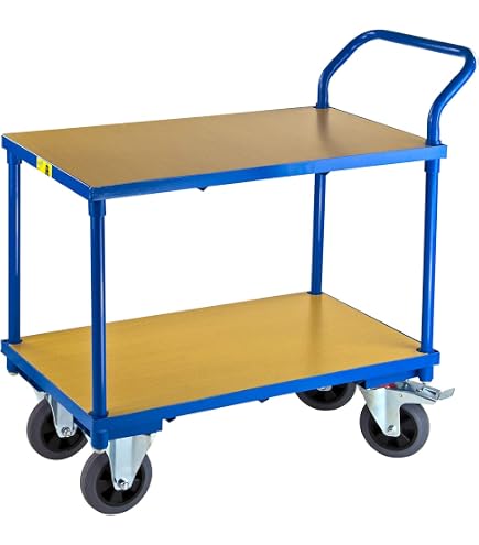 Fetra MultiVario-Transportwagen – 500 Kg Tragkraft, 1000x600 Mm Plattform, Ohne Griff, Rollen Ø200 Mm