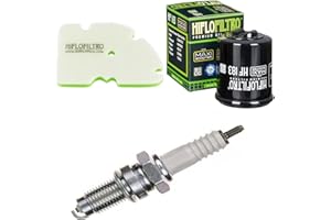 ‎PAMOTO Luftfilter Ölfilter Zündkerze für GTS 125 i.e. Super Baujahr 2010-2016 Servicekit Wartungskit