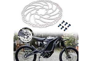 IUVWISN Motorcycle Rear Brake Disc Rotor with Screws for Sur Ron Surron Light Bee S X Electric Dirt Bike