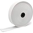 Bobbiny| Braided Elastic Band White Elastic (1 inch 10Meters.White) Cord Heavy Stretch High Elasticity Knit Elastic Band, Ideal for Tailoring Sewing, Fashion Designing, Boutique, Stitching White.