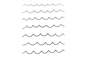 Darice Waves A6 Prägeschablone (10,8 x 14,6 cm), 14.61 X 10,79 X 0,1 cm