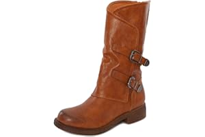 Toocool - Stivali Donna Biker Boots Fibbie Anfibi Motociclista Scarpe Casual G620