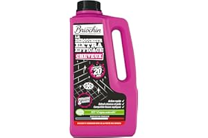 JACQUES BRIOCHIN – Déboucheur Cheveux Extra Efficace – Formule à la Soude et à la Potasse – Agit en 20 min Sans danger pour fosses septiques – Fabrication Française – Spécial Salle de Bain