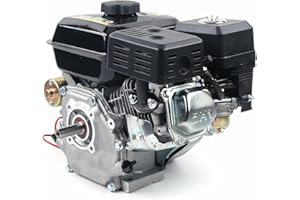 ‎FUTCHOY Benzinmotor 7.5PS 4-Takt Standmotor Kartmotor Elektrischer Start Seitenwellen Motor OHV Schwerkraftzufuhr Industrie Motor für Pumpen und Boote