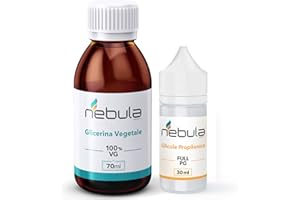 AF TRADING KIT BASE NEUTRA 100 ML 70vg / 30pg - GLICOLE PROPILENICO + GLICERINA VEGETALE …