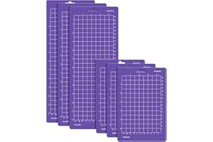 SIMDAO 6 Stück Schneidematte für Cricut Joy 4,5" x 12"+ 4,5" x6,5" Stronggrip, Rutschfeste und langlebige Schneidematte, selbstklebende Ersatzschneidematten für Cricut Joy-Zubehör