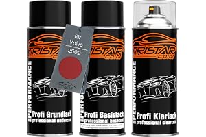 TRISTARcolor Billack sprayburkar för Volvo 2502 Red Gurnard Metallic +1K