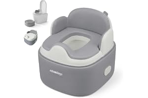 Relaxdays 4-i-1-potta, barnpott med lock, 33,5x36,5x29 cm